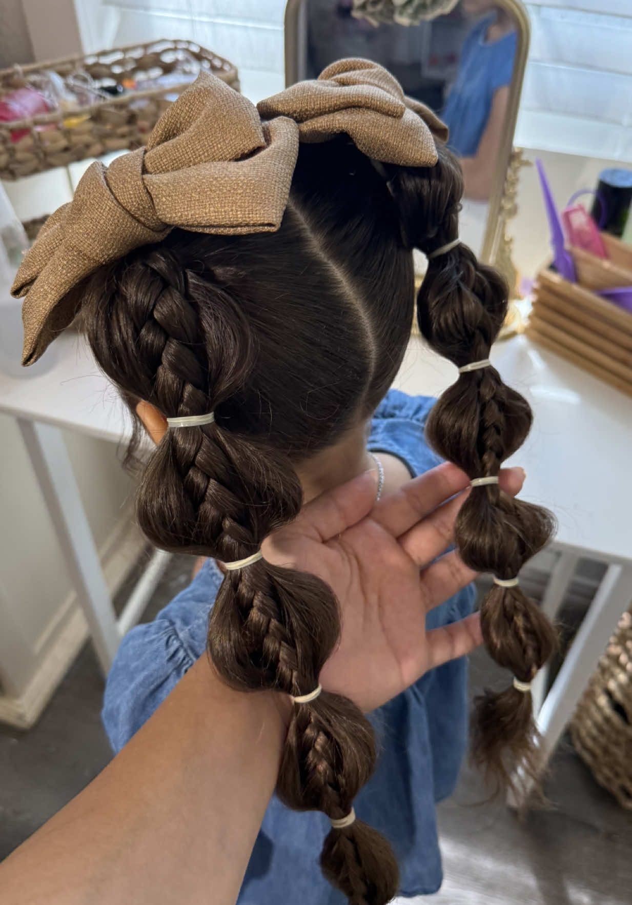 September 1st = fall hairstyle ideas 🤎 #hairstyletutorial #girlmom #fall #autumn #hairstyleideas 