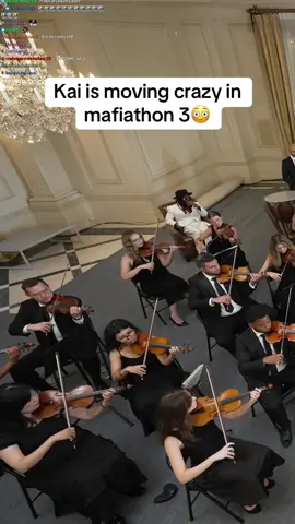 Kai is moving crazy in mafiathon 3😳 #kaicenat 