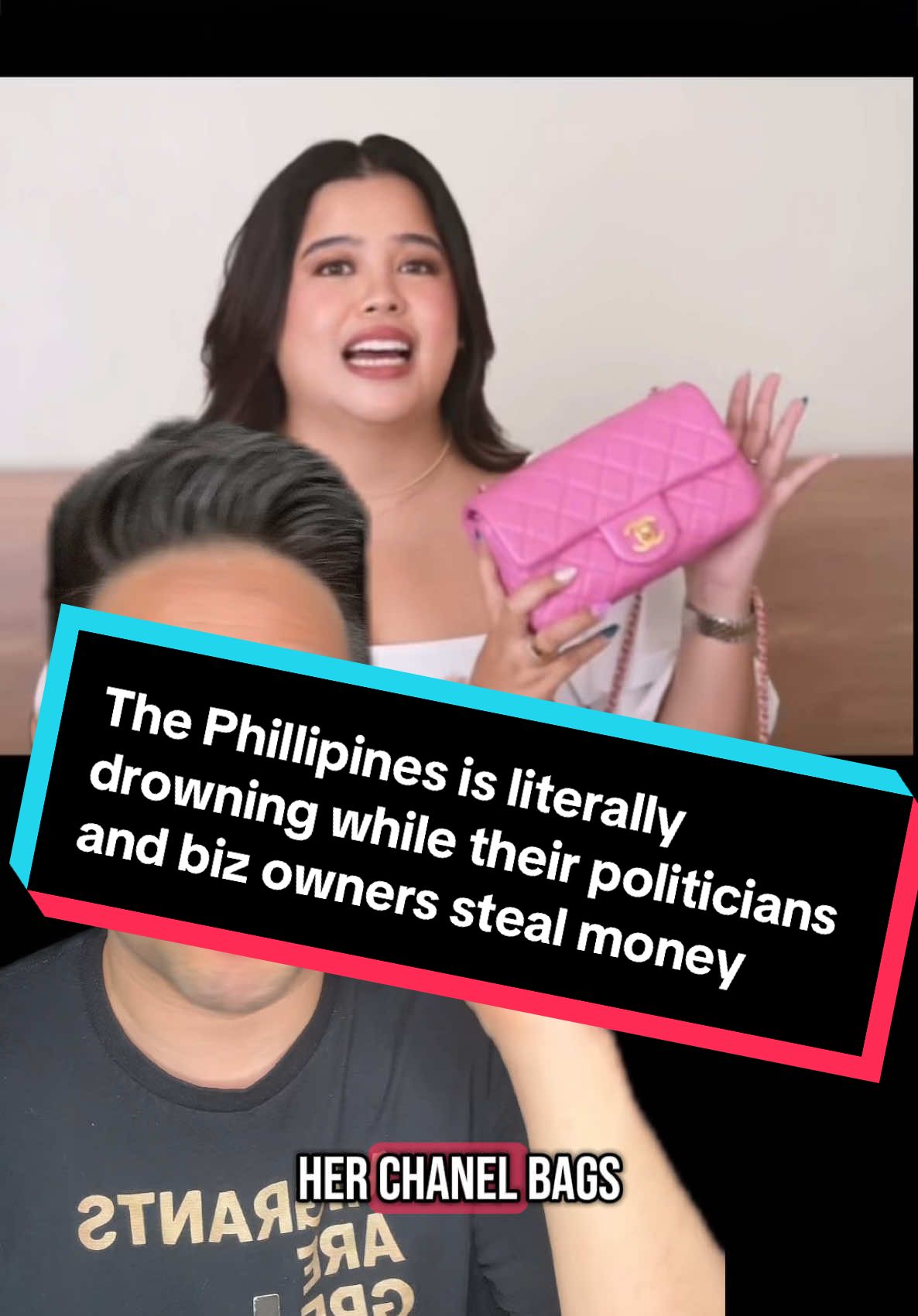 The Philippines is drowning as a country while their politicians and business owners steal money by pretending to do a project or pawn off the project to smaller local companies for a fraction of the cost which is why they never get completed or fail. #philippines #filipino #claudineco #sarahdiscaya #flood  
