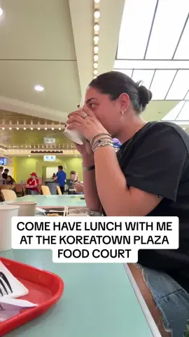 I had lunch with Pedro Pascal today… at the Koreatown Plaza food court. #storytime #Vlog #comewithme #koreatownplaza #rabokki  @elianajalali 