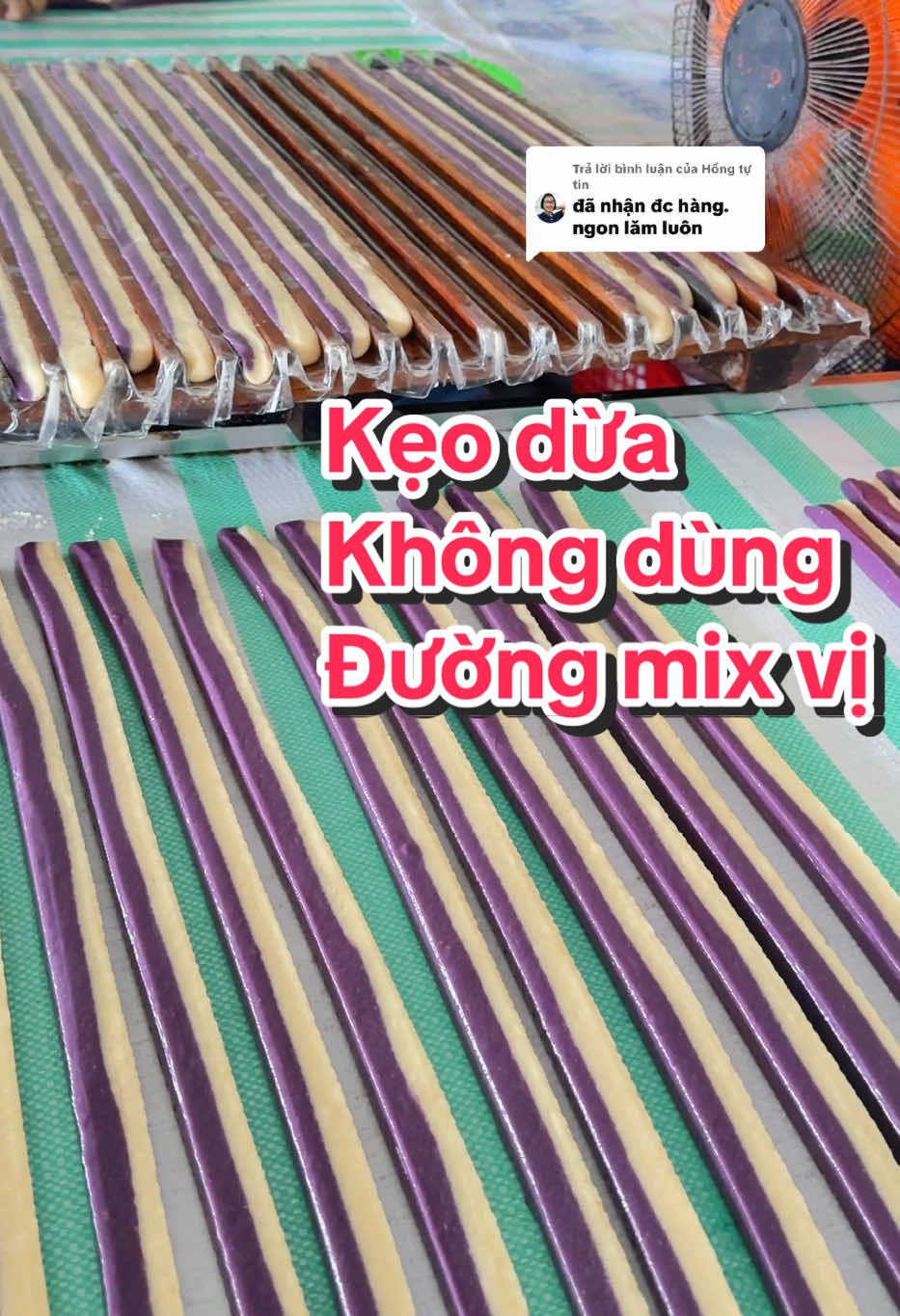 Trả lời @Hồng tự tin kẹo dừa không dung đường #keoduahongvan #keoduakhongduong #keoduakhongdungduong #keoduabentre🌴🥥 #keoduahongvanbentre 
