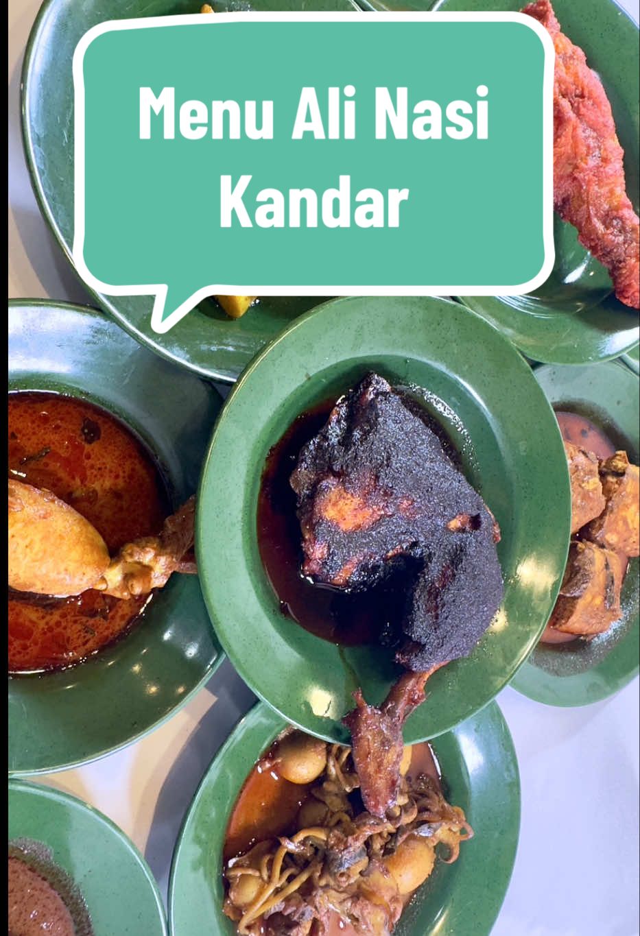 Menu Ali Nasi Kandar Bukit Mertajam #nasikandar #ayamhitam #penangfoodie #Foodie #foodtiktok 