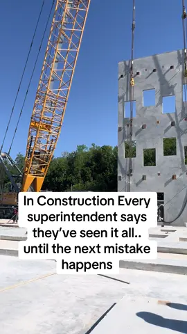 What’s the wildest mistake you’ve seen a crew make? #construction #constructionlife #constructionsite #constructionworker #superintendent 