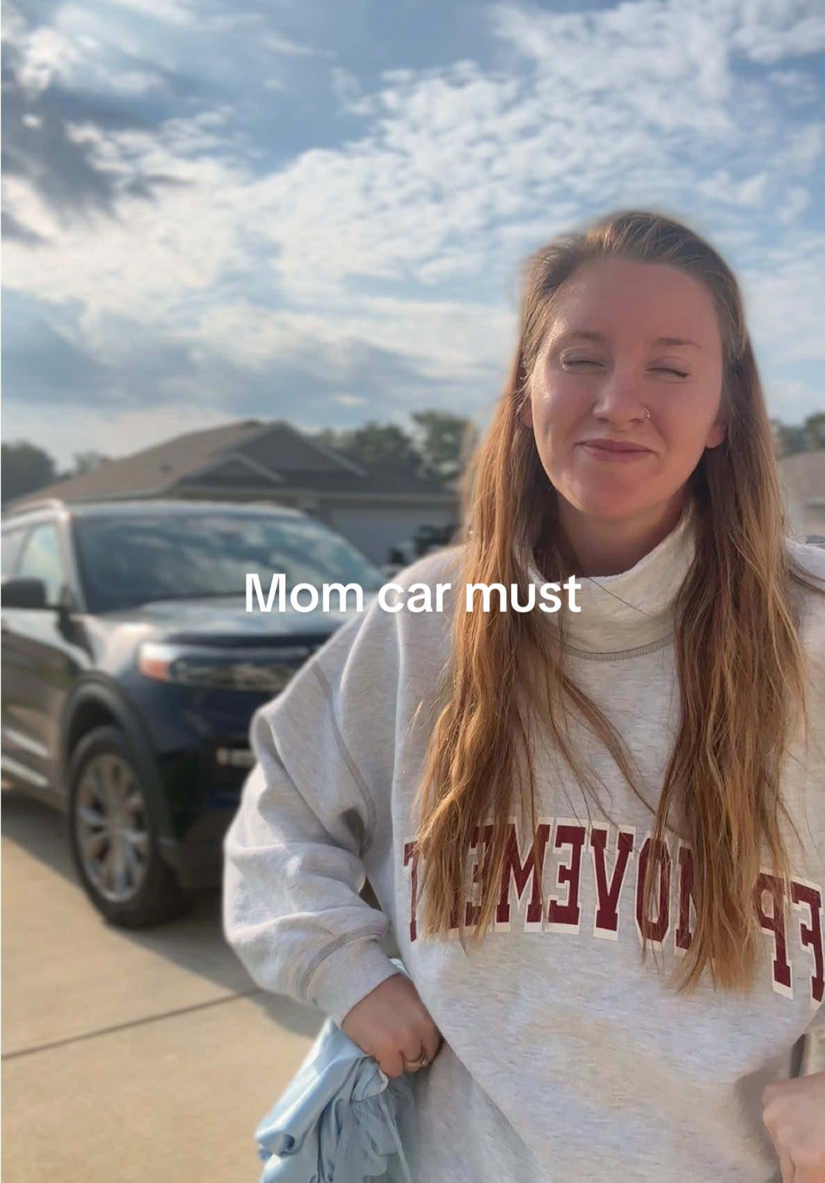 Ford, this one’s free. The next one might cost you a buck or two.. #momtok #momcar #motherhood #newmomadvice #newmom 