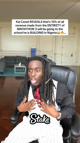 Kai Cenat REVEALS that’s 15% of all revenue made from the ENTIRETY of MAFIATHON 3 will be going to the school he is BUILDING in Nigeria😭🔥… #kaicenat #mafiathon3 #kaicenatclips 