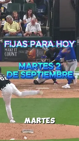 Comenta que equipo no perderá👀😎. #Hoy #MLB #Deporte #Fijas 