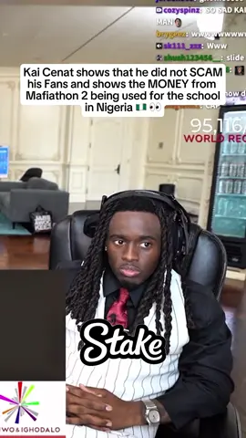 Kai Cenat shows that he did not SCAM his Fans and shows the MONEY from  Mafiathon 2 being used for the school in Nigeria 🇳🇬 👀 #kaicenat #fyp #viral 