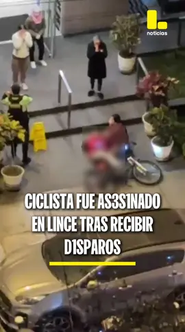 Ciclista perdió la v1da tras ser atac4do en Lince. El fallecido recibió 3 d1sparos. #LatinaNoticias #Perú #NoticiasPerú #Lince 