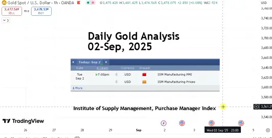 02-Sep, 2025 || Daily Gold Analysis || Gold Bullish || Gold Bearish || Gold Support || Gold Resistance#analysis #goldprice #xauusd #forextrading #forexmarket 