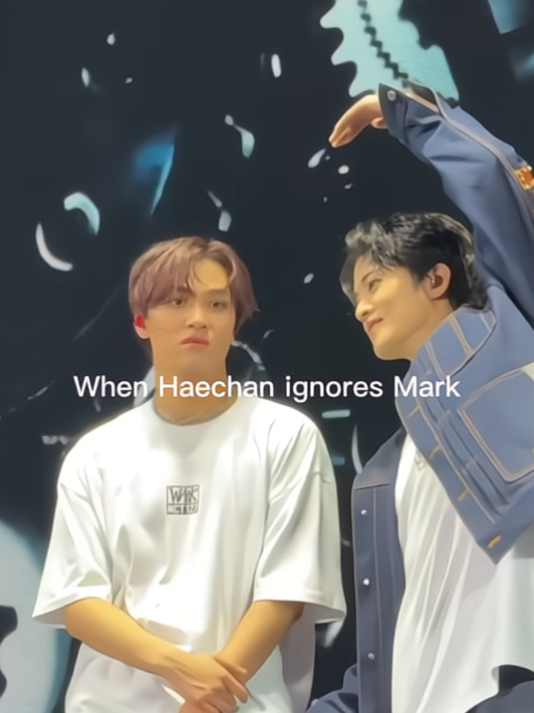 ga suka liat echan di cuekin mark tapi puas banget kalo liat echan nyuekin mark  #mahae #markhyuck #haechan #mark #fyp #4u #nct 