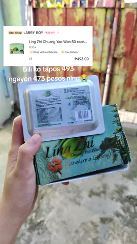 Ling Zhi Chuang Yao Wan 50 capsules #pampatabanavitamins  #alcsd_srh #makeitviral #fypシ゚ 