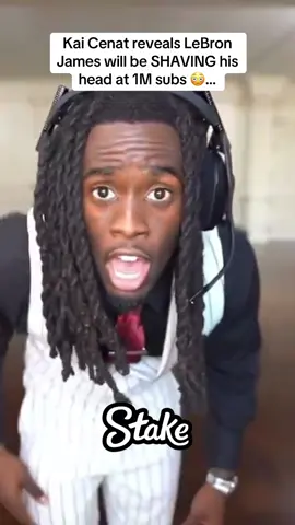 Kai Cenat reveals LeBron James will be SHAVING his head at 1M subs 😳… #kaicenat #lebronjames #mafiathon3 
