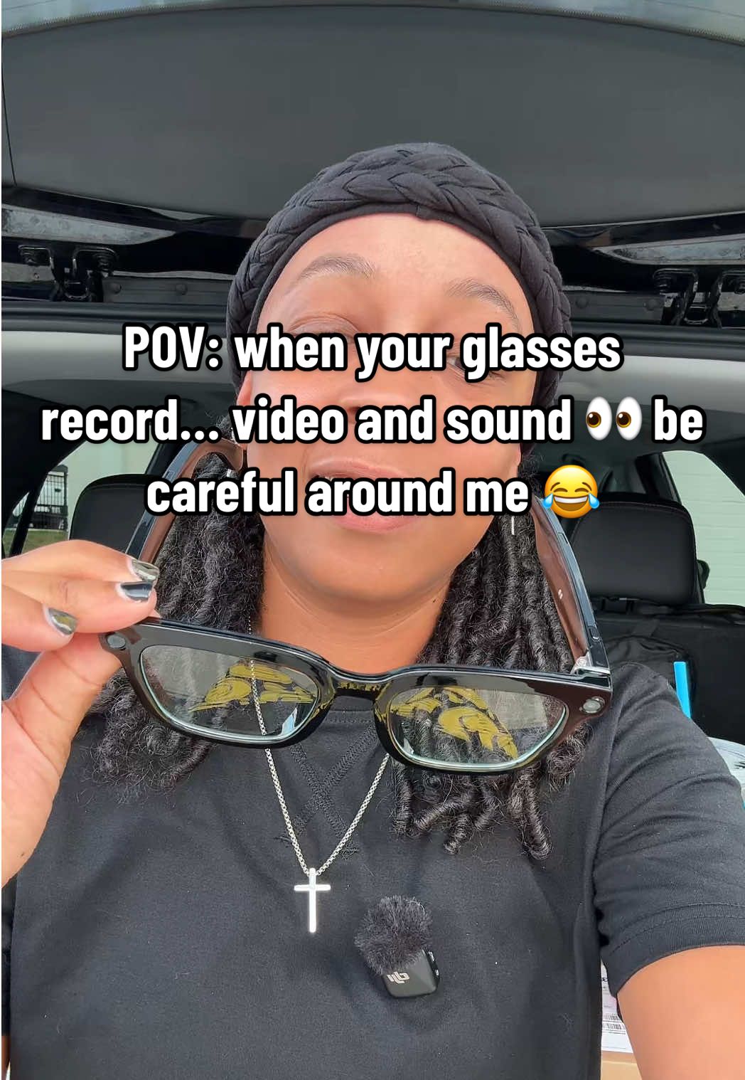 Video recording my surroundings for my own safety 😂😂 #tiktokshopcreatorpicks #tiktokshoplabordaysale #smartglasses #tiktokshopblackfriday #creatorsearchinsights 