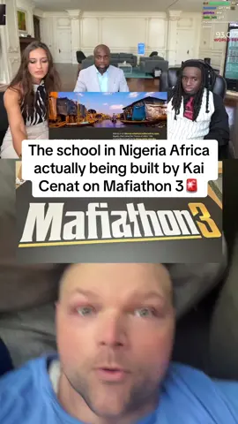 The school in Nigeria Africa actually being built by Kai Cenat on Mafiathon 3🚨 #kaicenat #mafiathon3