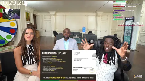 kai reveals how much he has raised so far, for his Nigerian school 🔥 #wkai #kaicenat #mafiathon3 