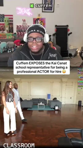 Cuffem EXPOSES the Kai Cenat school representative for being a professional ACTOR for hire 😳 #cuffem #kaicenat 