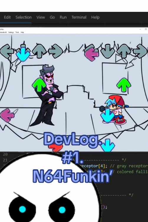 N64Funkin’ First DevLog #devlog #N64Funkin #fridaynightfunkin #n64 #homebrew 