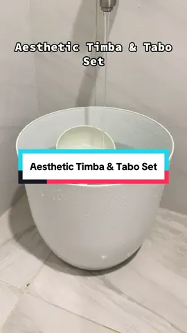 Classy, Minimalist and Aesthetic Timba and Tabo Set.. #timba #tabo #fyp #foryou #foryoupage 