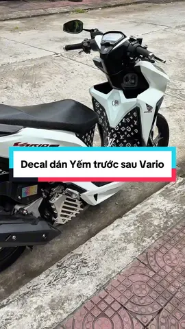 Ae có cần tem yếm trước sau Vario thì vào giỏ hàng e tham khảo nhé..#thuyphuong9595  #temyemvario #decalyemvario #temxemay 