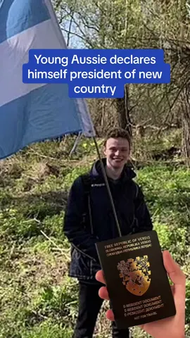 He declared himself president of a country HE created in Europe 👀  #australia #bizarre #europe #fyp #aussie 