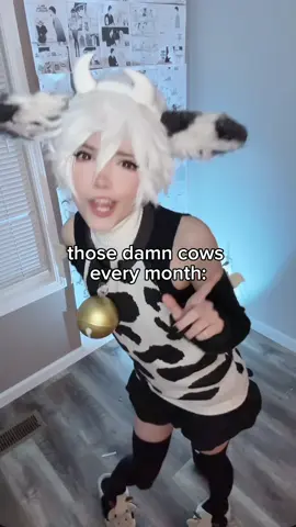 ITS DA FIRST OF THE MONTH 🗣️ 🐮 #cosplay #cow #femboy #cowcosplay #mooimimo      