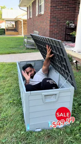 #VINGLI 75 Gallon Collapsible #Outdoor #storage #box , Simple-to-assemble Plastic Storage Containers with Lid, Patio Deck Box Furniture for Garden, Pool, Balcony, Yard#tiktokmademebuyit 