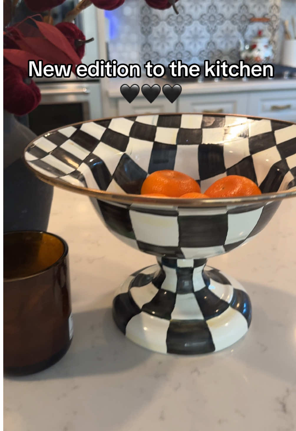 I just love love this bowl 🥹 #mackenziechilds @QVC, Inc @MacKenzie-Childs #kitchendecor #kitchendecorideas #luxurykitchendesign #kitchenmusthaves 