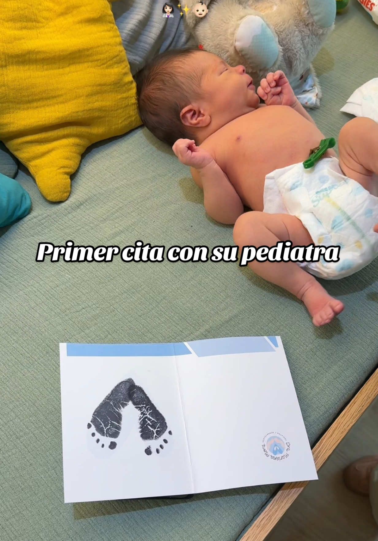 Estaremos llenos de primeras veces con mi Rubencito 🥹✨🐣 #pediatra #reciennacido #maternidad #mamaprimeriza #boymom 