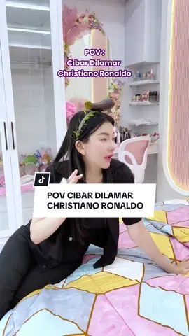 makasih mas chris, untuk berlian yang sebesar harapan ini 😍 #cicibarbar #christianoronaldo #engagement #funny #fyp