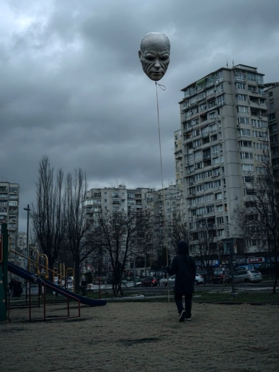 Some balloons rise... others reveal what we try to bury. #nightmarefuel #horror #scary  Made with @ImagineArt 