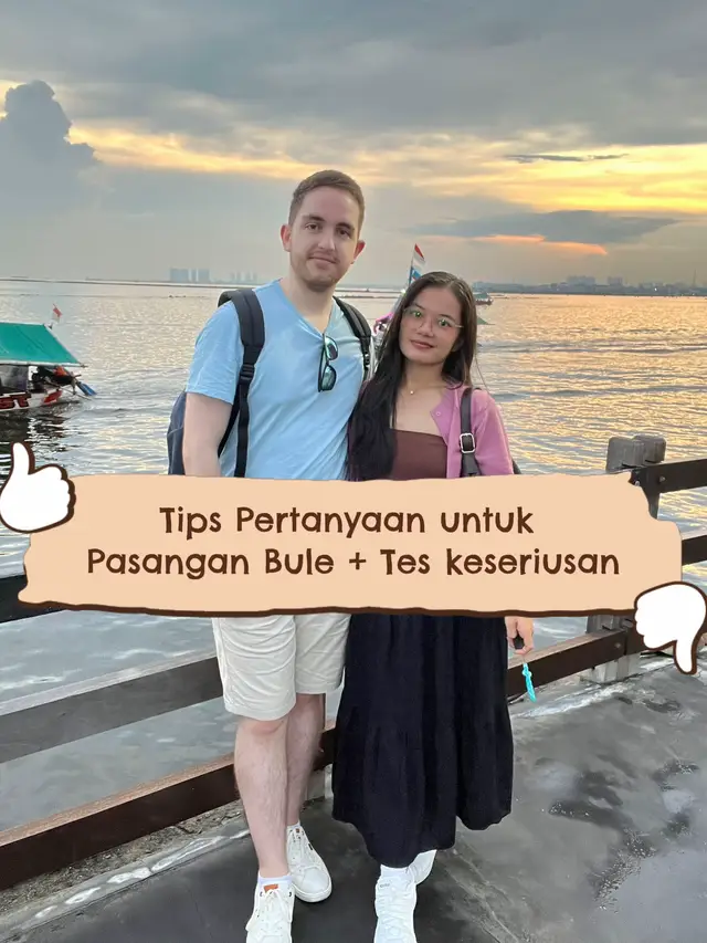 Kadang susah bedain bule yang serius sama yang cuma main-main. Nah, ada trik gampangnya! 💌 Dengan pertanyaan  (genit tapi elegan), kamu bisa bikin obrolan jadi seru sekaligus ngetes keseriusan pasangan bule. #pacarbule #mixcouple #ldr #bule #ldrcouple 