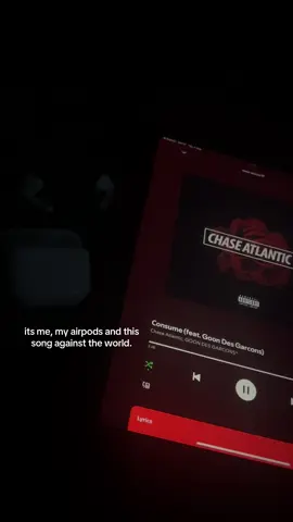 no matter how popular it gets it will always be one of my favourite #songs #chaseatlantic #consume #fyp #song #foryou #chxse #airpod  #fyppp 