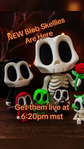 🚨 LIVE at 6:20pm MST 🚨 Come hang out while we show off our Blob Skellies  — cute, quirky, and totally unique! 💡 Don’t miss exclusive deals and behind-the-scenes fun only on TikTok Live. 🛒✨ Hashtags: #3DPrinted #3DPrinting #TikTokLive #LiveSelling #SmallBusiness       