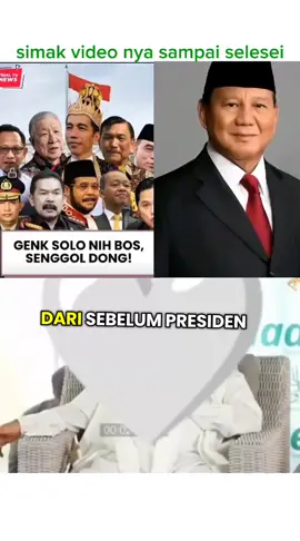 bapa pak prabowo harus pecat mereka yang mau jatuh bapa