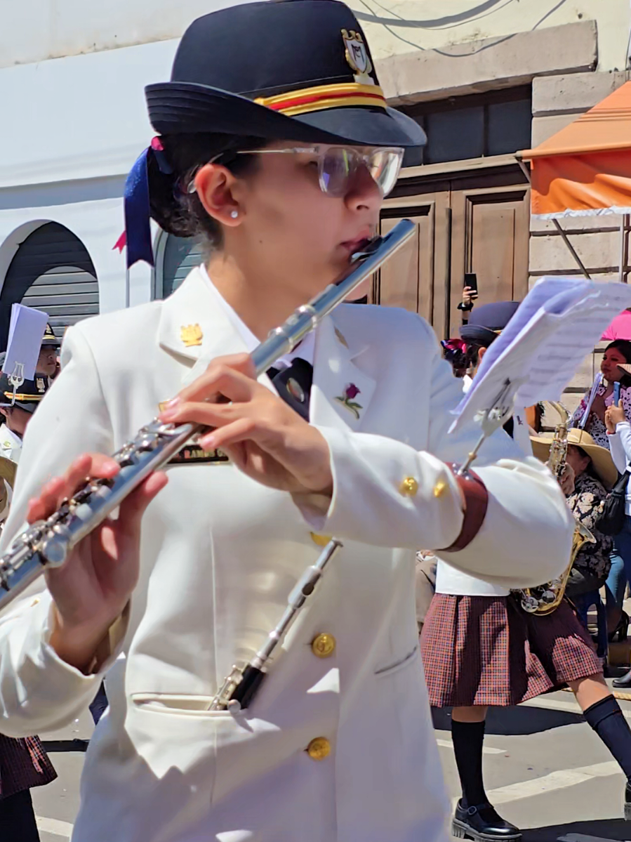 Banda de Musica -  IEP Corazón de Maria  - Final del  Concurso de Desfile Escolar 27.08.25 #tacna_peru🇵🇪 #reincorporaciondetacna #desfile #banda #colegio 