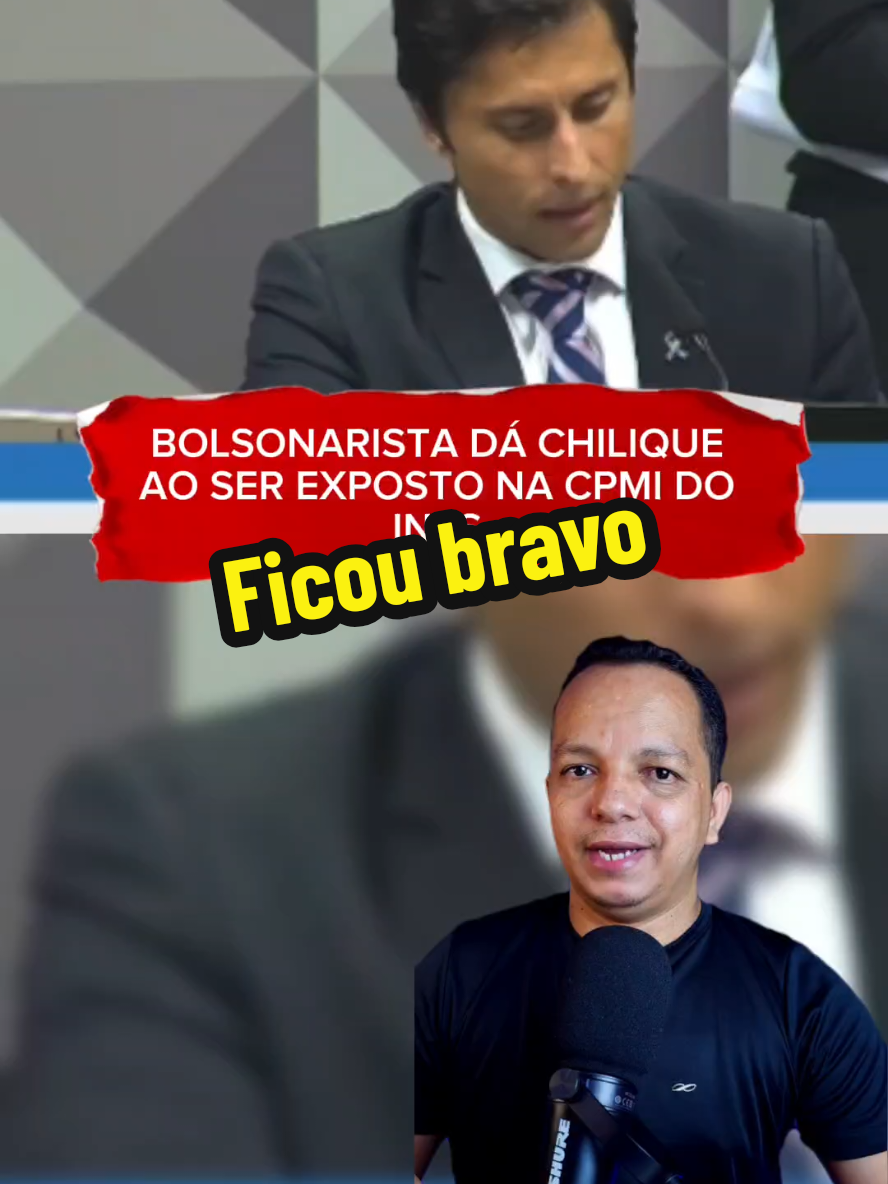 Bolsonarista é exposto e dá CHILIQUE na CPMI do INSS #noticias #politica #CapCut 