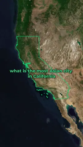 What is the most Asian city in California #fyp #us #California 