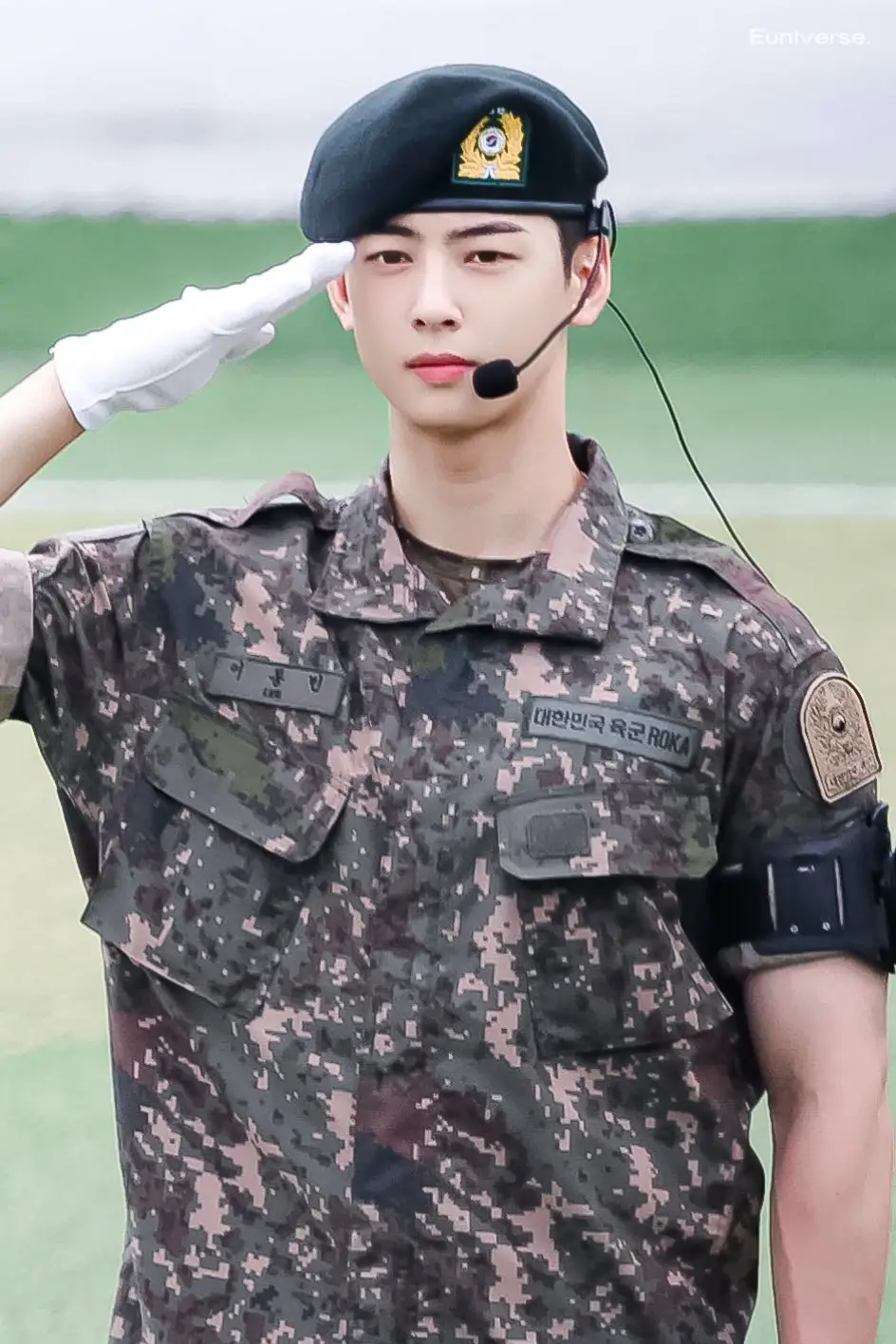 Company commander Cha Eunwoo Lee Dongmin 🫡 we are so proud of you, Salute  🫡 #chaeunwoo 