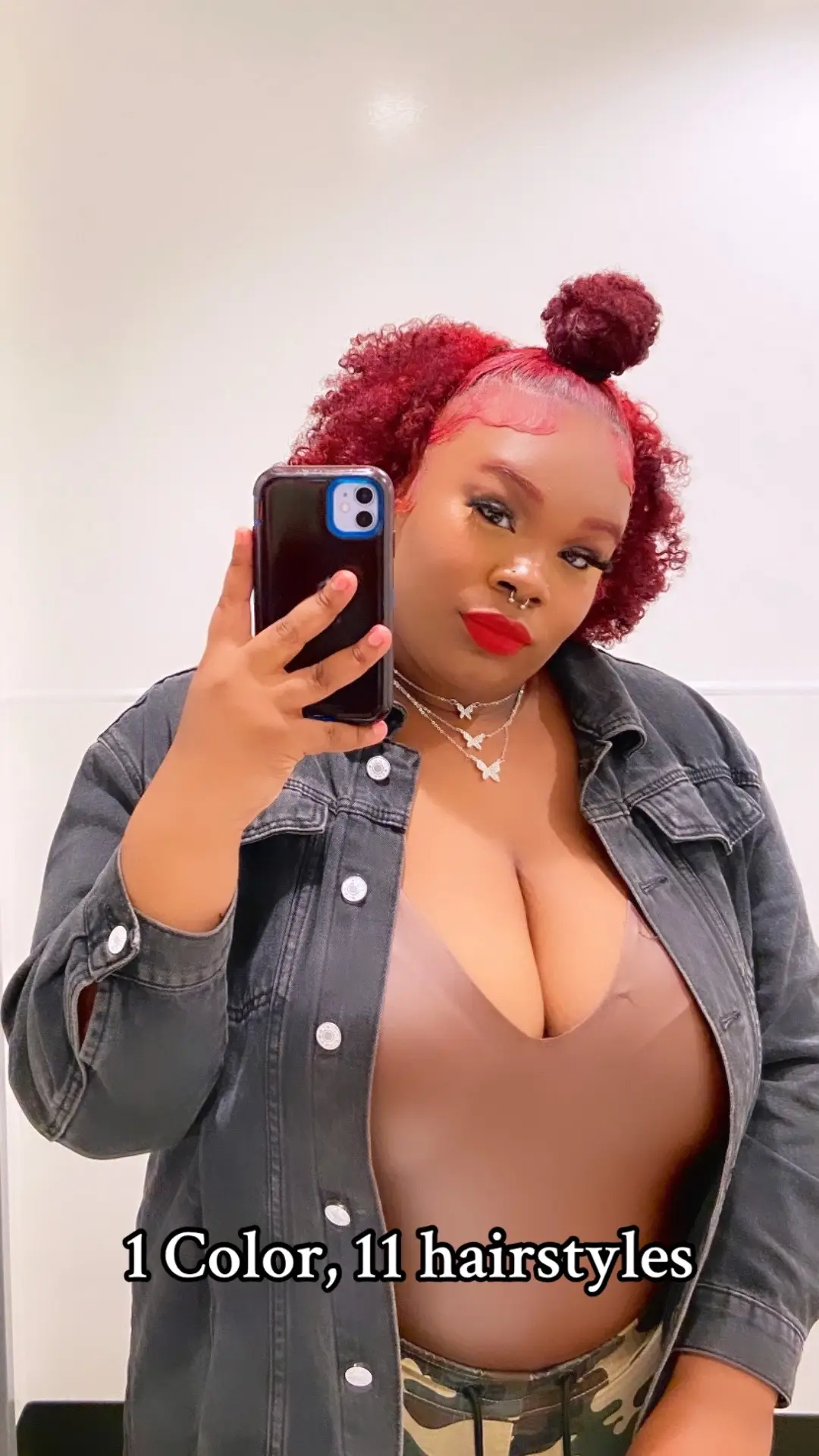 #redhair #fypシ #rawhair #naturalhair #foryoupage #blackwomenhairstyles 