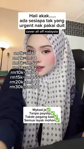 #personalloan #mudahlulus✅ #tanpaslipgajisyg🥰 #cepatlulus #fyp #fypmalaysia🇲🇾 #4u 