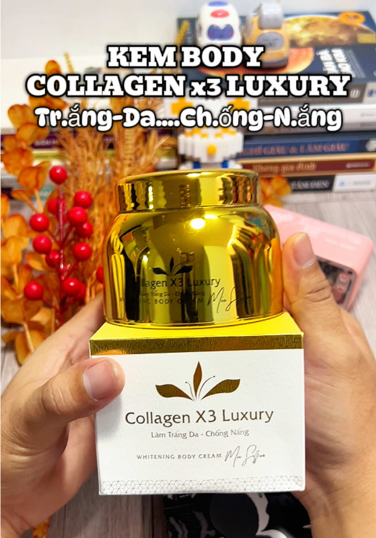 Kem body collagne x3 luxury, chân ái cho khách-iu đây ạ. #bonglamdepp #kembody #collagenx3 #myphamdonganh #xuhuong 