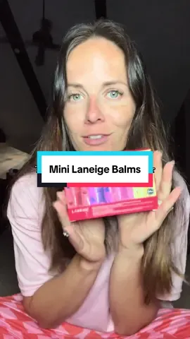 ✨ Laneige minis = CUTEST stocking stuffer ever!! 🎁💖 This 4-pack is perfect for splitting up as gifts (or keeping all for yourself 👀) #stockingstuffers #giftideas #viralbeauty #lipbalm #tiktokmademebuyit 