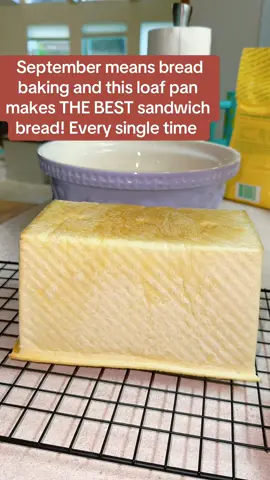 I don’t think I will ever make bread with any other loaf pan again 😮‍💨 this is the perfect bread. Homemade bread is superior. And so much easier than one would think. Worth it! So yummy! #homemadebread #breadtok #tiktokshopcreatorpicks  #tiktokshoplabordaysale #spotlightfinds 
