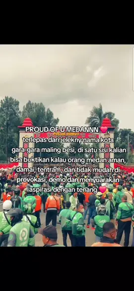 Bangga sekali medannn ❤️ #demomedan #mahasiswamedan #ojolmedan #kantordprddeliserdang #poldasumut