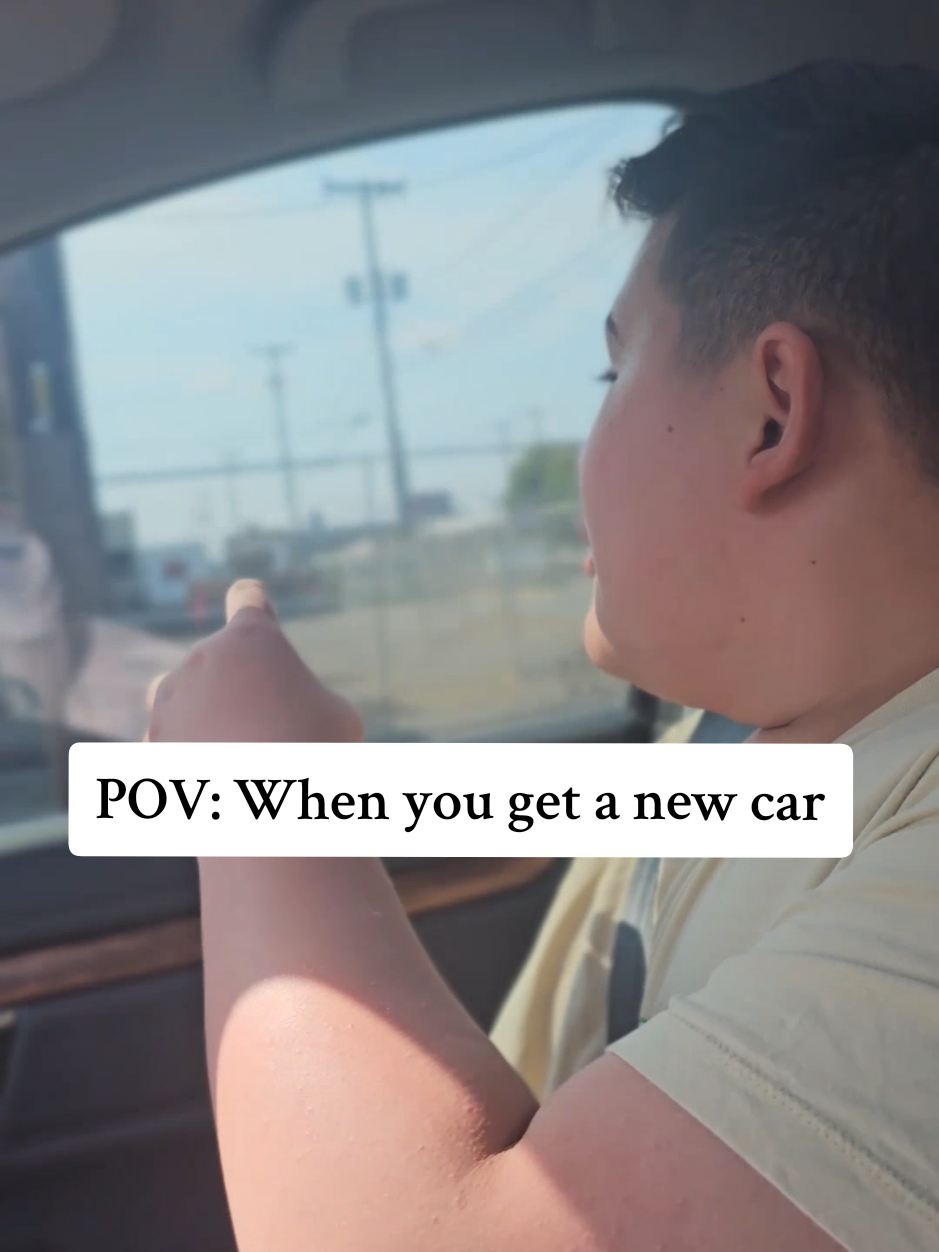 POV: When you get a new car. #fyp #foryoupage #family #funny #relatable 