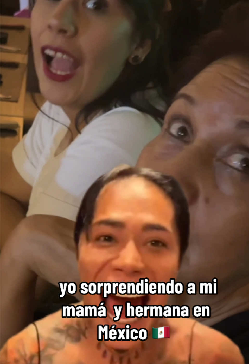 yo sorprendiendo a mi mamá y hermana en México, 🤣 🇲🇽  #RegresarAMéxico 🇲🇽✈️ #HistoriasDeInmigrantes 🌎💔 #VidaDeMigrante 👣 #DeUSAaMéxico 🔄 #SueñoMexicano 💭🇲🇽