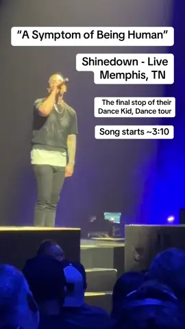 “Promise us that you will not forget this” - @Shinedown performs “A Symptom of Being Human” live from the FedEx Forum in Memphis on the last night of their Dance Kid, Dance tour  — #music #livemusic #shinedown #rocknroll #symptomofbeinghuman #memphis #concert #performance 