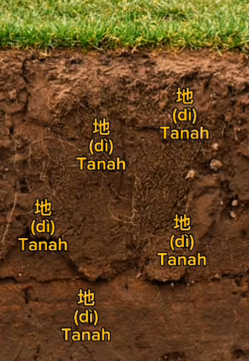 地方 (dìfāng) = Tempat / Lokasi 地 (dì) = Tanah / area + 方 (fāng) = Arah / sisi = ✅ Arti: Tempat / daerah #zeramandarin #lesmandarin #termurah #dibumi #api  @Kuma Kumarine 【Virtunix】 