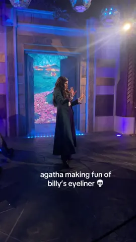 this agatha was funny the way she kept making fun of billy 😂 #agathaallalong #agathaharkness #oogieboogiebash #disneyland #billymaximoff 