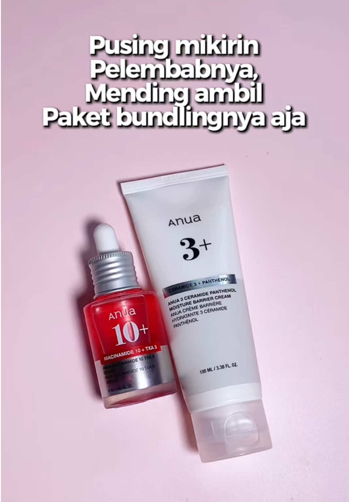 Anua TXA Serum combo Anua Moisture Barrier Cream. #anua 